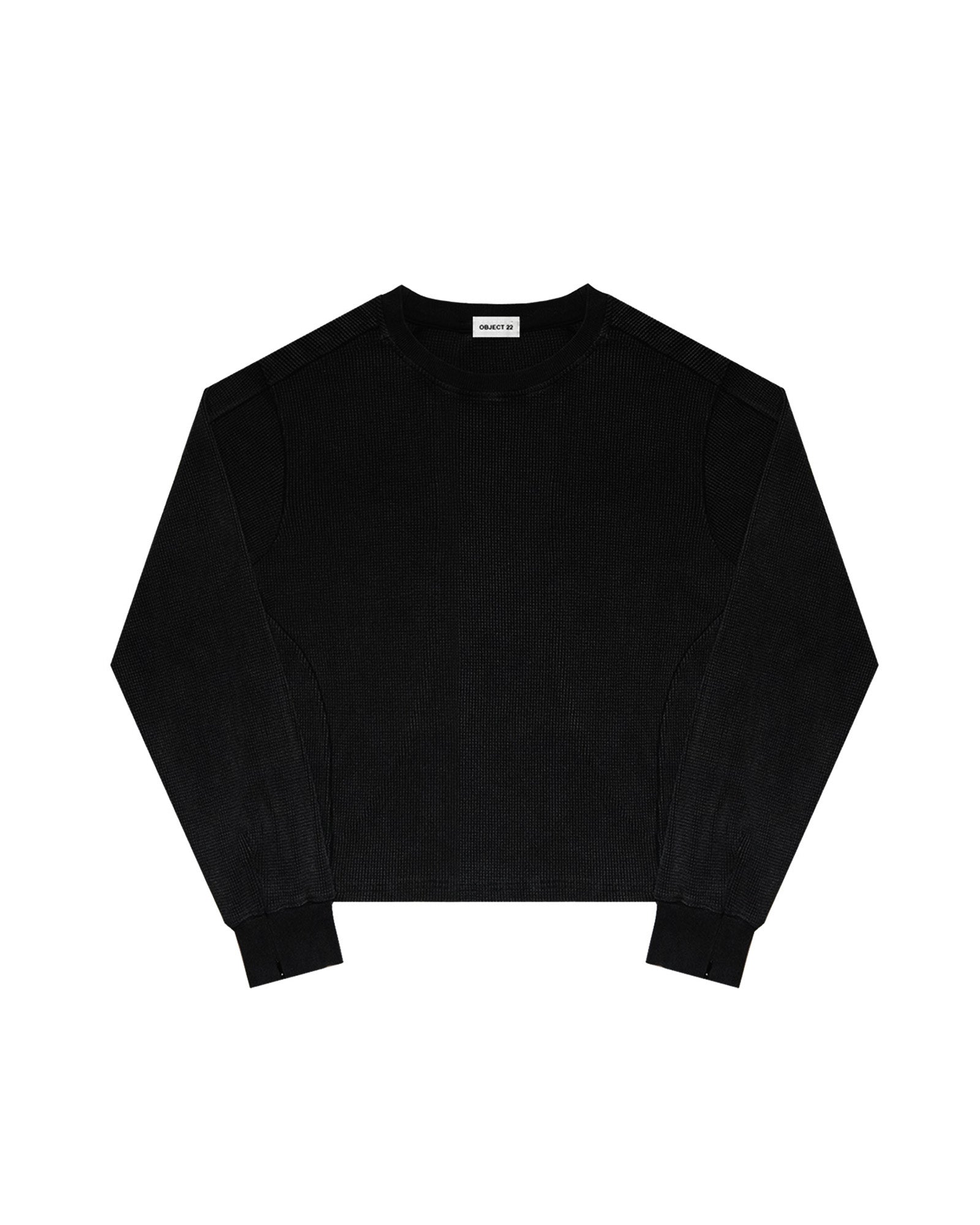 ARCH PANELLED LONG SLEEVE (BLACK)